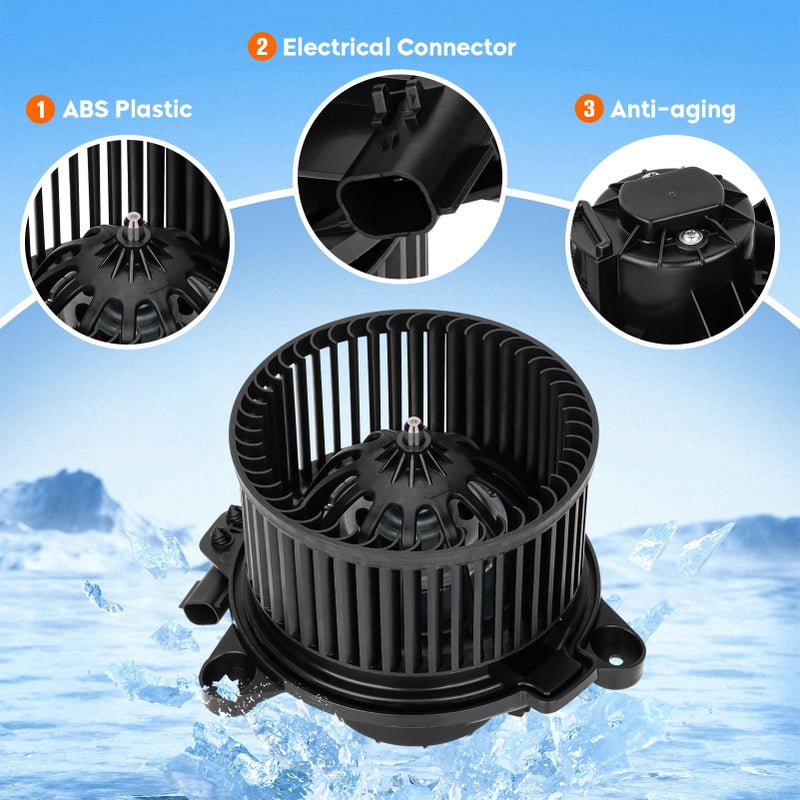 PetMigo Front HVAC Heater Blower Motor Fan Fit for Dodge Dakota 2001 2002 2003 2004, for Dodge Durango 2001 2002 2003, Replaces 700071, Air Automotive Replacement - Image 2